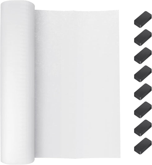 DOITOOL Range Hood Filter Paper Sheets - Anti Oil Proof Paper Stickers for Kitchen Grease Filters, 1000 x 46 cm