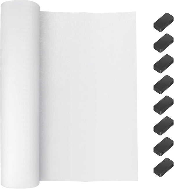 DOITOOL Range Hood Filter Paper Sheets - Anti Oil Proof Paper Stickers for Kitchen Grease Filters, 1000 x 46 cm