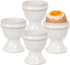 INGOFIN 4pcs Ceramic Egg Cups, Egg Holder for Hard Boiled Eggs, Store