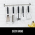 Gorilla Grip Heavy Duty Meat Tenderizer, Dual-Sided Kitchen Mallet for Tenderizing Beef and Poultry, Comfortable Handle