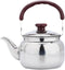 LIFKOME Whistling Water Kettle, Traditional Stainless Steel Tea Pot, 750ml Stovetop Kettle with Handle