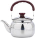 LIFKOME Whistling Water Kettle, Traditional Stainless Steel Tea Pot, 750ml Stovetop Kettle with Handle