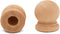Wood Finials, 3/4 Inch Tall with 1/4 Inch Hole, Unfinished Wood Caps for Crafts and DIY, Pack of 100 by Woodpeckers