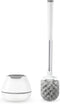 BOOMJOY Toilet Brush and Holder Set, Toilet Bowl Cleaner Brush with Tweezers for Bathroom Cleaning and Organization