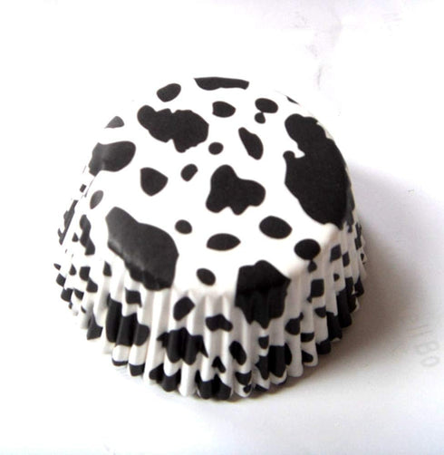 Cow Animal Paper Muffin Cupcake Liners, 100 pcs Birthday Baking Cups Holders, Standard Size 2x1.25inch