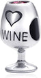 I Love Coffee and Drink Charms, 925 Sterling Silver Coffee Cup, Wine Glass, Ice Cream Cone Beads for European Bracelets