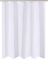 N&Y HOME RV Shower Curtain or Liner Fabric 60 x 64 inches, White Bathroom Curtains with Grommets
