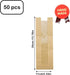 Farsheo 50Pcs Packaging Sticker(14 4.4 1.6 Inche French Bread Bags Bakery Bags with Window Kraft Paper Loaf Bread