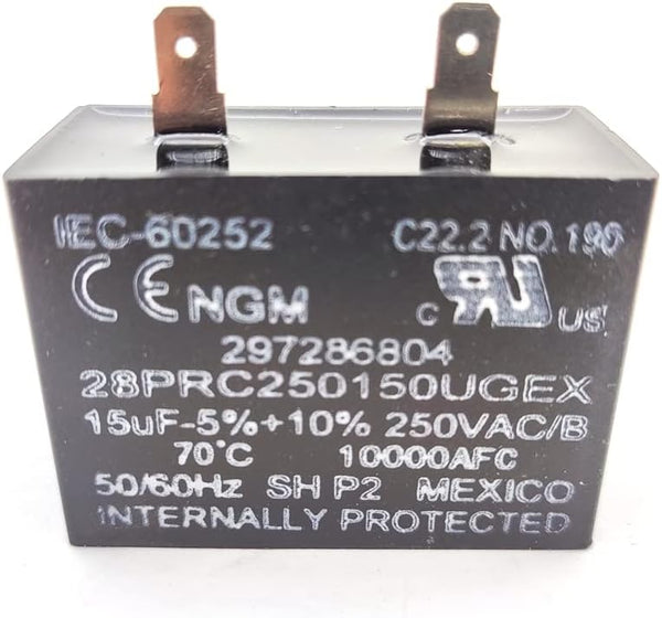 WP65889-4 Refrigerator Run Capacitor for Whirlpool, AP6010187, PS11743364