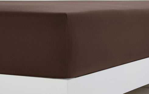 Clara Clark Premier 1800 Series Bed Sheet Set, 4pc, Queen, Chocolate Brown