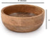Mango Wood Round Bowl, Perfect for Nuts, Candy, Appetizer, Snacks, Looks Beautiful in Your Kitchen Setting (5" x 5")