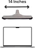 ProTeam 100623 14-inch Hard Surface Floor Tool with Nylon Brush, Gray Vacuum Floor Brush for Low-Gloss Finish