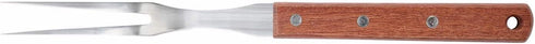 Winco 6-1/2" Pot Fork with Wood Handle