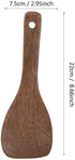 Fdit Kitchen Cooking Tool Shovel Wooden Spatula Fried Rice Turner Utensils Cooking Roasting(Semicircular) by Fdit