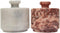Marble Salt Cellar with Lid, 3.5 oz Capacity, Kitchen Counter Storage Container