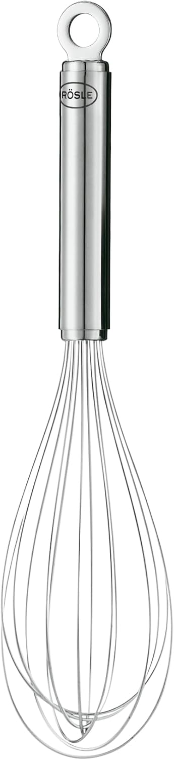 Roesle USA Kitchen Collection, Stainless Steel Balloon Egg Whisk, 10.6", Stainless