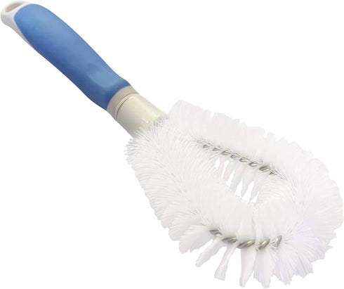 Ergonomic Vegetable Scrubbing Brush with Rubber Handle for Efficient Cleaning
