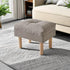 15.75" UHBD023G YMYNY Small Foot Stool Ottoman, Footrest with Sponge Soft Padded Seat, Cotton-Linen Blend Fabric