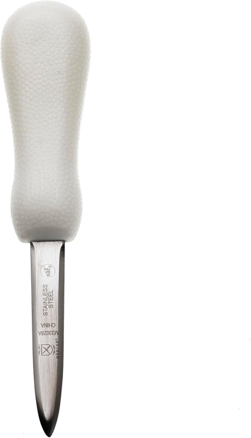 Mercer Culinary Boston Style Oyster Knife, 3 Inch, White Poly Handle