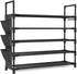 5 20-25 Closet, Tier Shoe Rack, Shoe Organizer Storage for Pair Boot and Sneaker, Stackable Free Standing Shoe Shelf