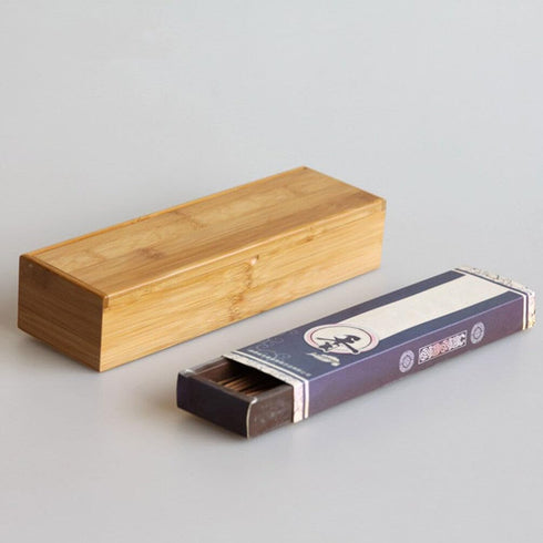 Flatware Wood Tray with Lid, Bamboo Kitchen Cutlery Drawer Organizer, Silverware Storage Container for Tableware