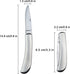 Paring Knife, All Steel Foldable Fruit Knife, Small and Easy to Carry, 3 Pieces for Vegetables and Fruits