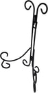 Decorative Black Wrought Iron 12" Plate Stand Easel