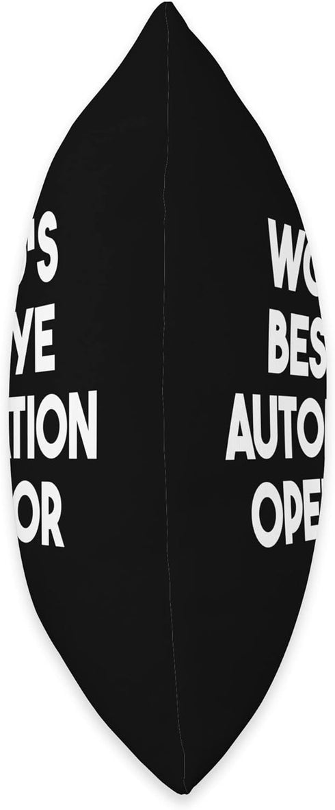 World's Best Dye Automation Operator Throw Pillow, 16x16, Multicolor by World's Best Dye Automation Operator