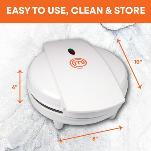 MasterChef Waffle Cone and Bowl Maker, Includes Shaper Roller and Bowl Press for Homemade Ice Cream Cones