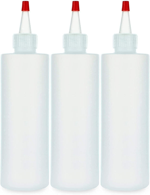 BRIGHTFROM Squeeze Bottles 8 Ounce for Sauces, Olive Oil, Ketchup, Mustard, Syrup
