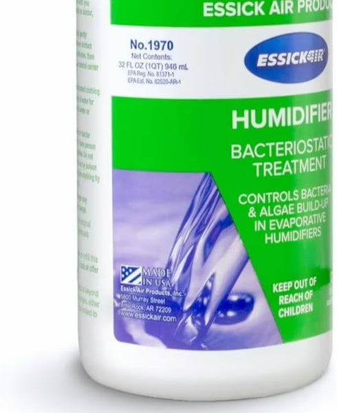 1970-2 Humidifier, 2-Quart Bacteriostatic Treatment, 2 Pack, Clear, 2
