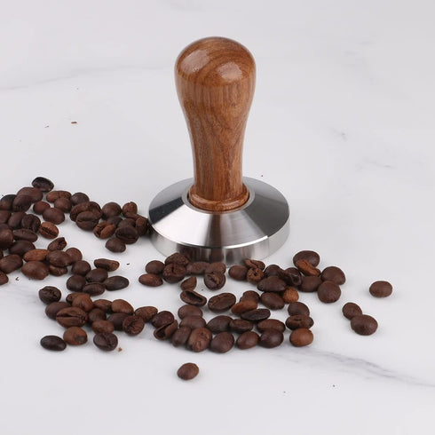 Stainless Steel Coffee Tamper 58mm Barista Espresso Base Coffee Bean Press