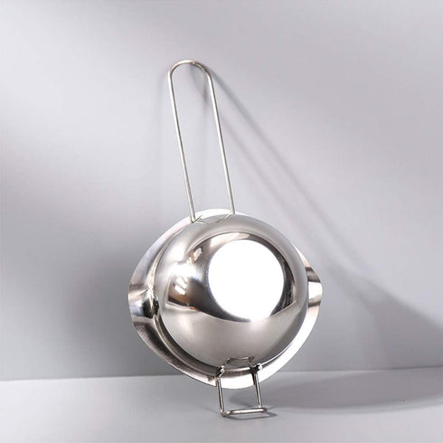 Double Boiler Stainless Steel Pot for Melting Chocolate, Candy, and Candle Making (18/8 Steel, 2 Cup Capacity)