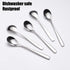 6.1" Small Dessert Spoons, Yogurt, Coffee, Ice Cream, 18/8 Stainless Steel, 5 pcs Set