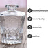 LINALL Donatello Bitters Bottle for Cocktail, 4oz / 130ml Glass Dash Bottle with Gold Plated Dasher Top