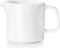 ONTUBE 10 oz Creamer Pitcher, Porcelain Coffee Milk with Handle for Home and Kitchen (White)