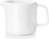 ONTUBE 10 oz Creamer Pitcher, Porcelain Coffee Milk with Handle for Home and Kitchen (White)