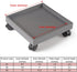 Skelang Set 3 Square Plant Caddy, Wheeled Planter Trays, ABS Plant Pallet, Heavy Duty Plants Dolly Saucer for Moving