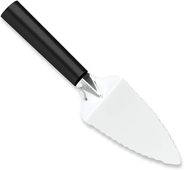 Rada Cutlery Serrated Pie Server, Made in USA, Black Handle