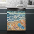 Beach Starfish Dishwasher Magnet Cover, 23" x 26" Kitchen Decor, Summer Decorative Cover for Home Cabinet