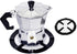 2 Pack Iron Gas Stove Cooker Plate - Coffee Moka Pot Stand Reducer Ring Holder
