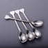 Mini Dessert Spoons Set of 10, 4.5-Inch Stainless Steel Demitasse Spoons for Dessert, Tea, Appetizer