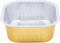 KEISEN square 4 2/5" Disposable Aluminum Foil Cups, 300ml for Muffin Cupcake Baking, 24/PK