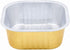 KEISEN square 4 2/5" Disposable Aluminum Foil Cups, 300ml for Muffin Cupcake Baking, 24/PK