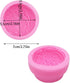 3 PCS 3D Ice Cream Ball Shape Silicone Molds, Semi Sphere Mold for Chocolate Pudding Cake Decoration