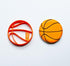 BASKETBALL COOKIE CUTTERS - American Hoops Sport Basketball Game Hoop and Backboard Cookie Cutters (3 Pack)