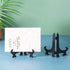 Artliving 5" Black Plastic Easels, 24pcs/Set Plate Display Stands, Picture Frame Holder