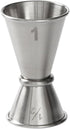 American Metalcraft JG1 Japanese-Style Jigger, Stainless Steel, 1/2 oz. x 1oz. Capacity