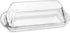 YOLCAR Elegant Glass Butter dish with Lid, Dust-proof and Freshness-preserving Butter Keeper for