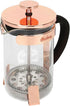 HUDSON French Press Coffee and Tea Maker, 6 cups, Copper